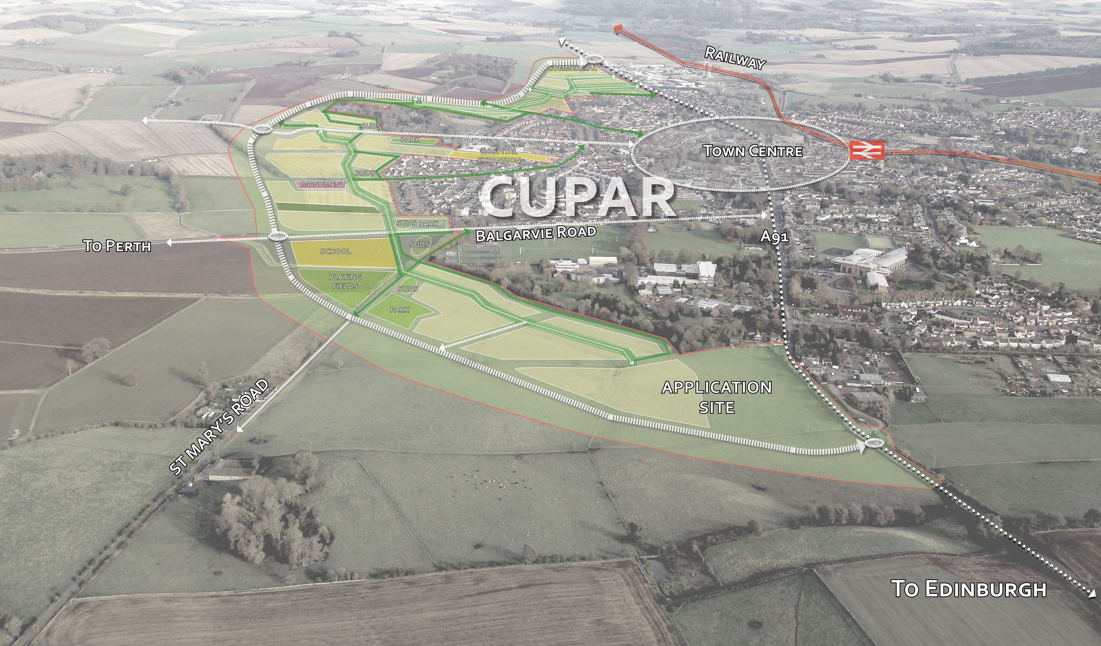 Cupar North development plans open for public comments