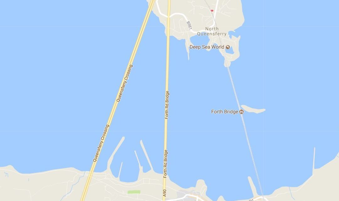 The Queensferry Crossing has finally made it into Google Maps