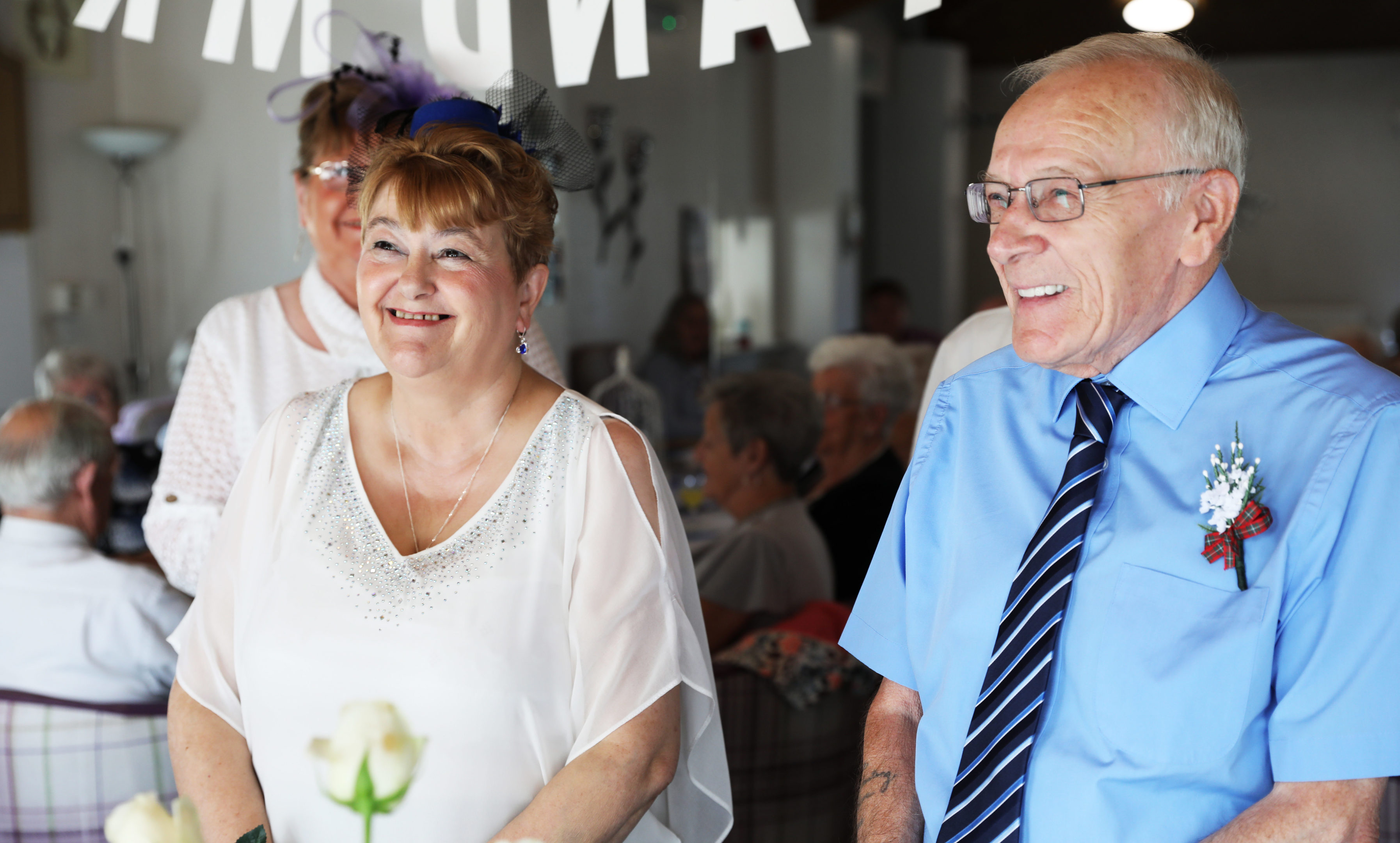 VIDEO: Watch love-struck OAP couple marry in 'unique, lovely' Dundee ...