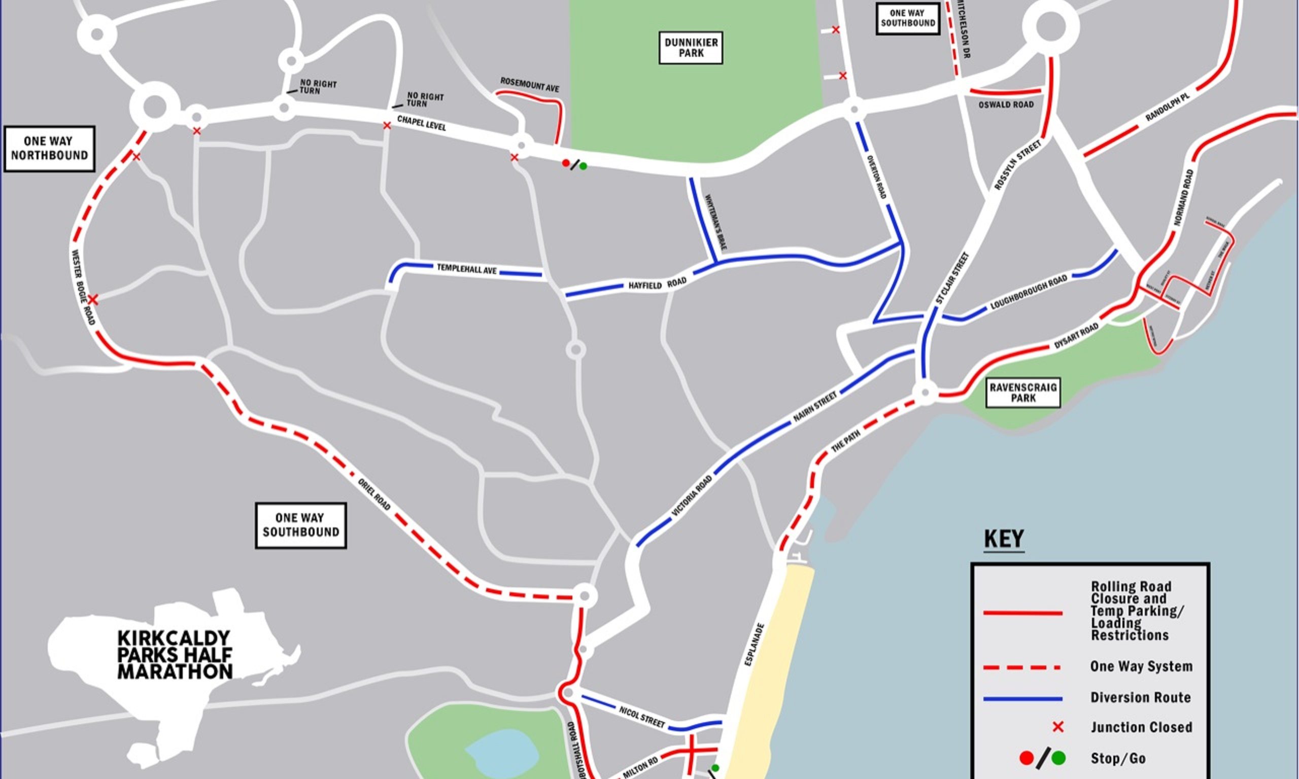 Road closures announced ahead of Kirkcaldy's first half marathon in 27 ...