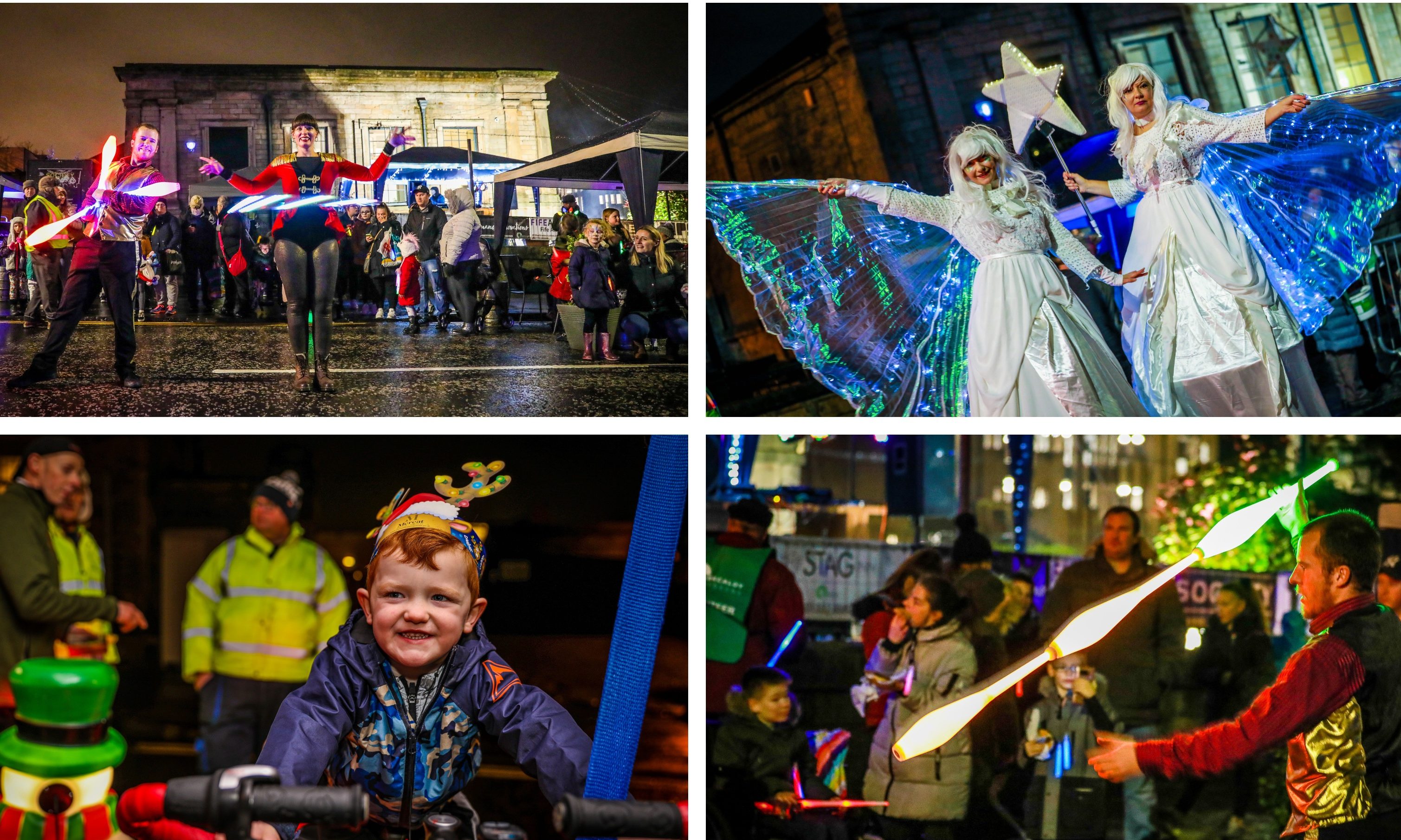 PICTURES: Kirkcaldy gets into the festive spirit at Christmas lights ...