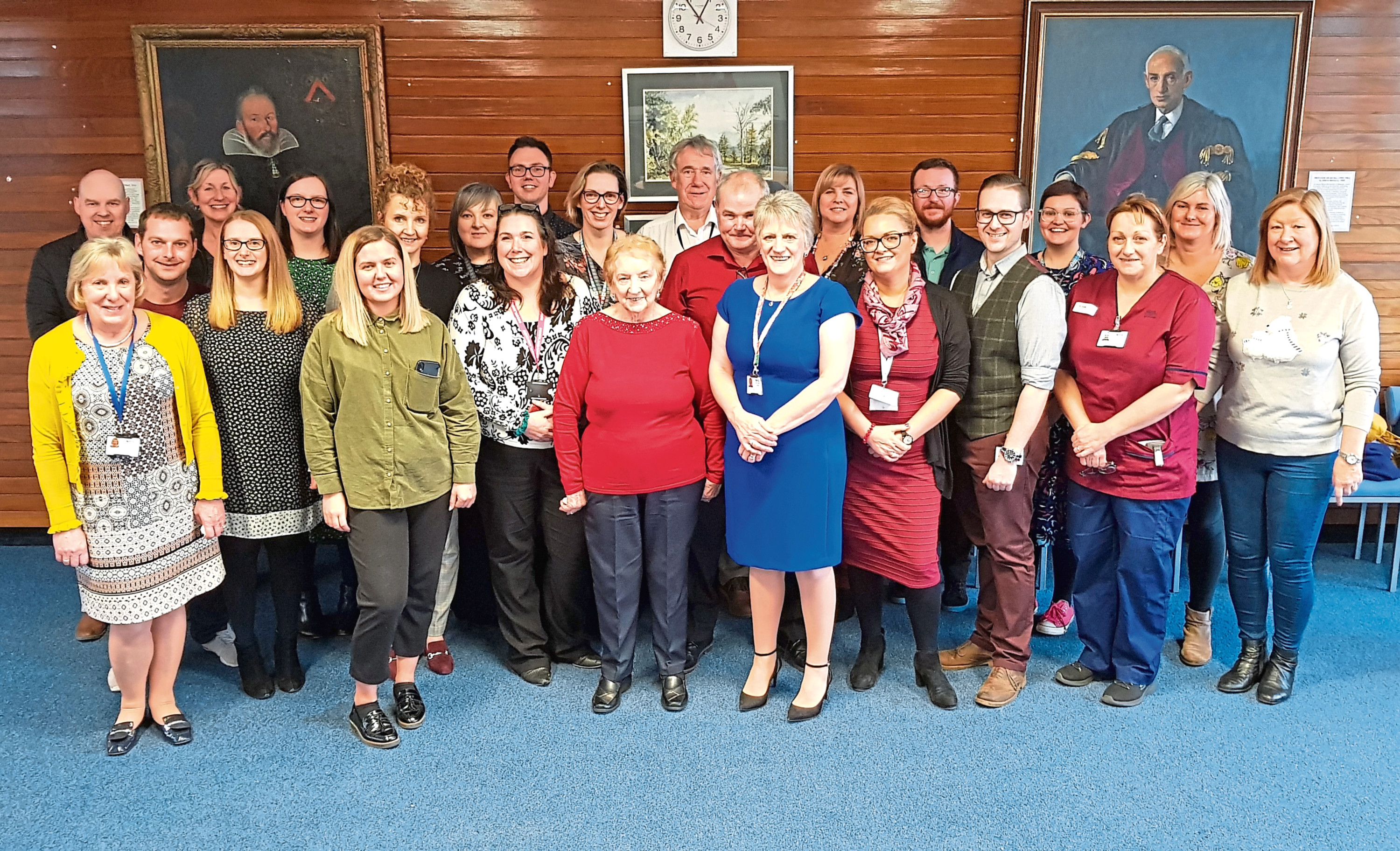 NHS Tayside staff member Karen bows out after 40 years