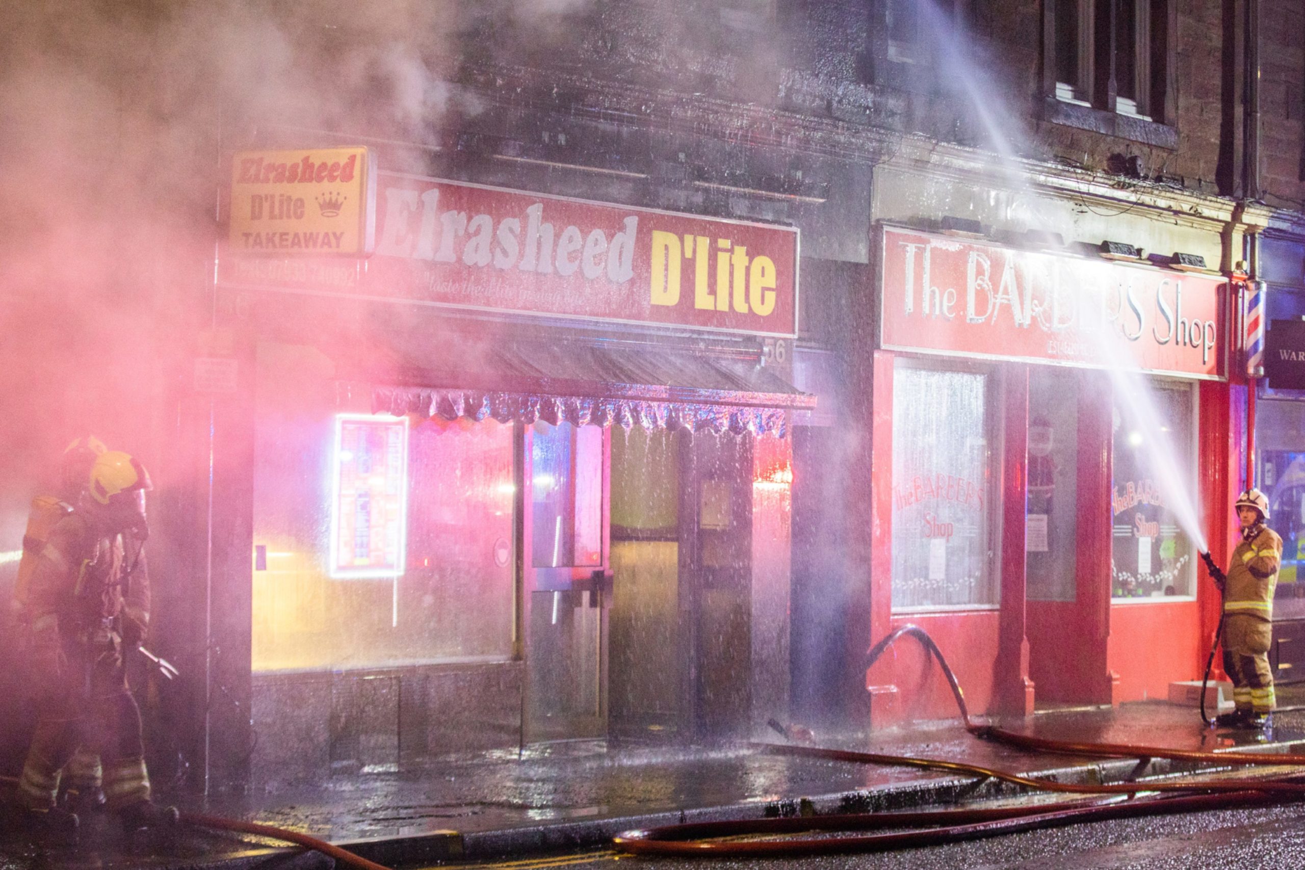 VIDEO: Firefighters Battle Major Blaze At Perth City Centre Takeaway