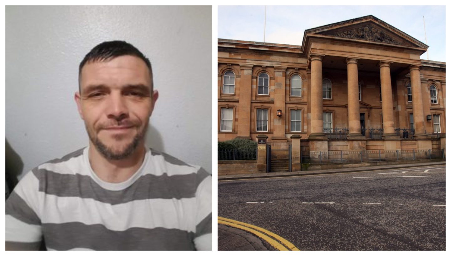 Naked Fife thug struggled with police and claimed to have Covid