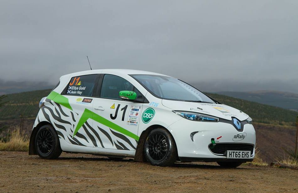 Electric rally car makes Scottish demo debut at Knockhill The Courier