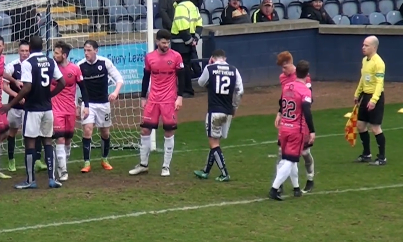 Raith Rovers player struck by coin during match against Dundee United - The Courier