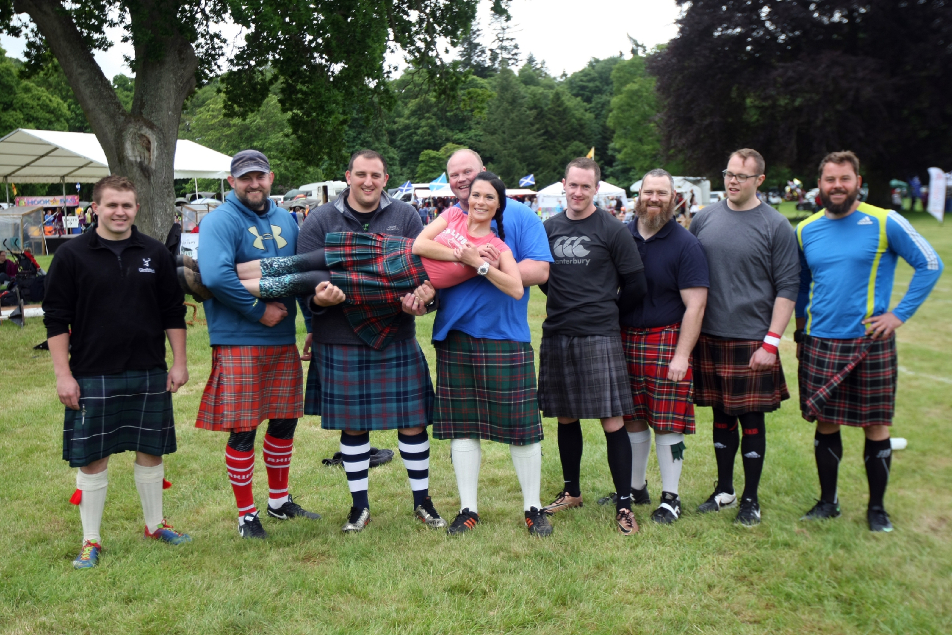 Highland hot sale games kilt