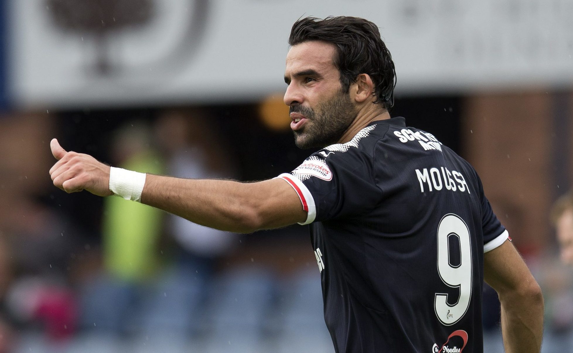 Dundee's Sofien Moussa will serve one-match ban after winter break