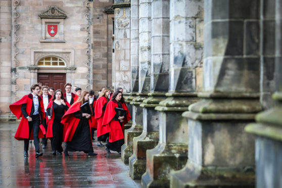 St Andrews red gowns at centre of legal battle The Courier