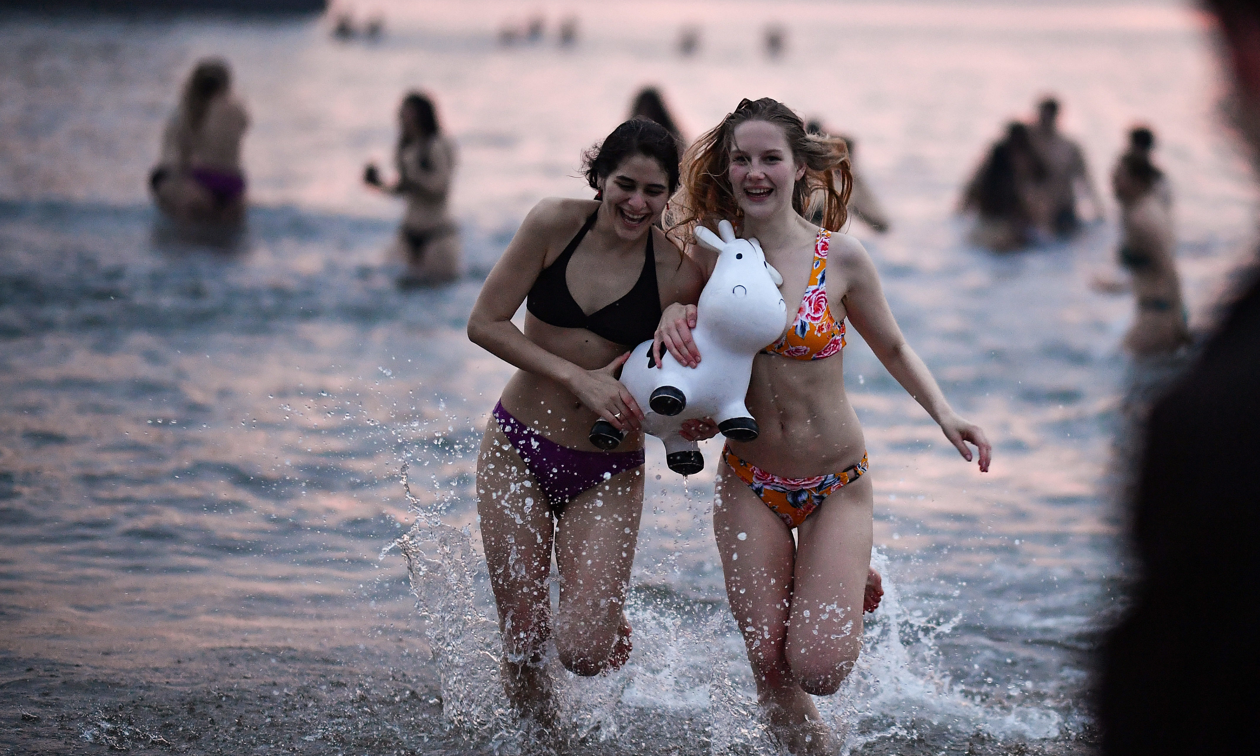 IN PICTURES St Andrews University annual May Day dip