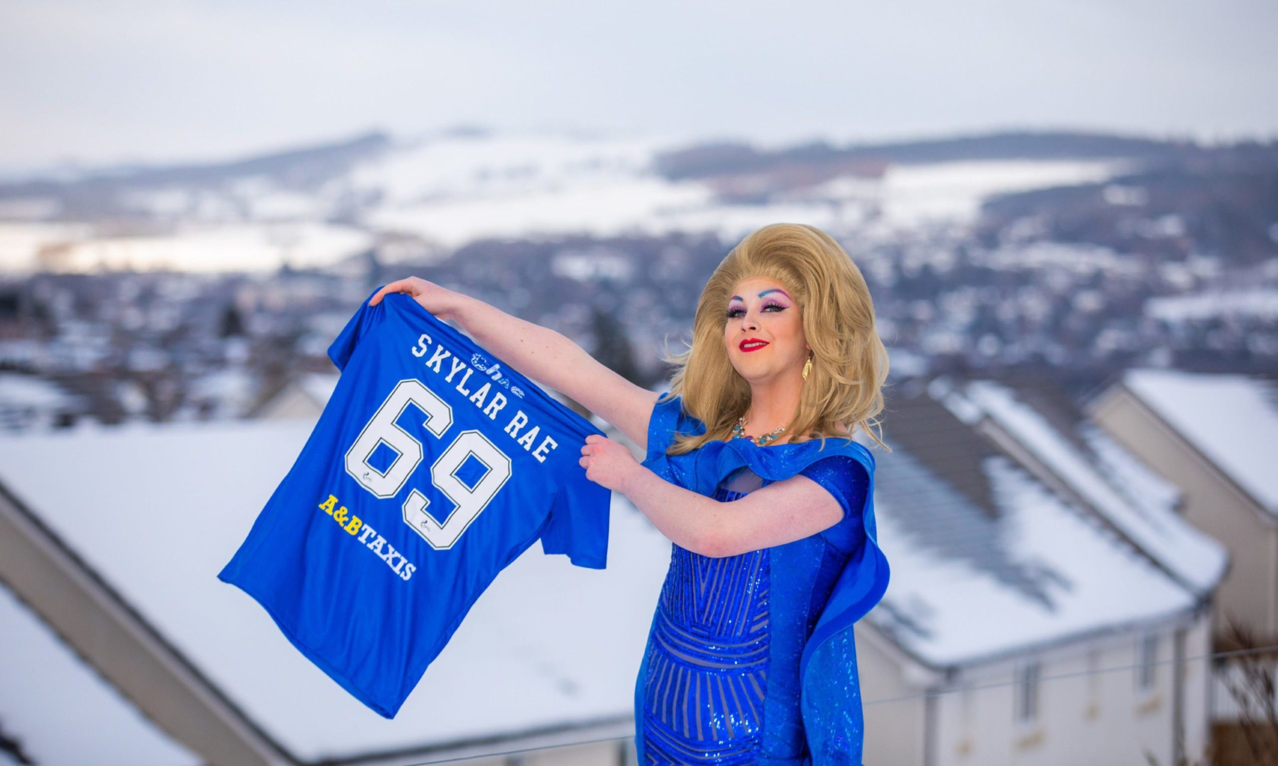 League Cup Final: Perth drag queen ramps up pride with St Johnstone song  ahead of Hampden