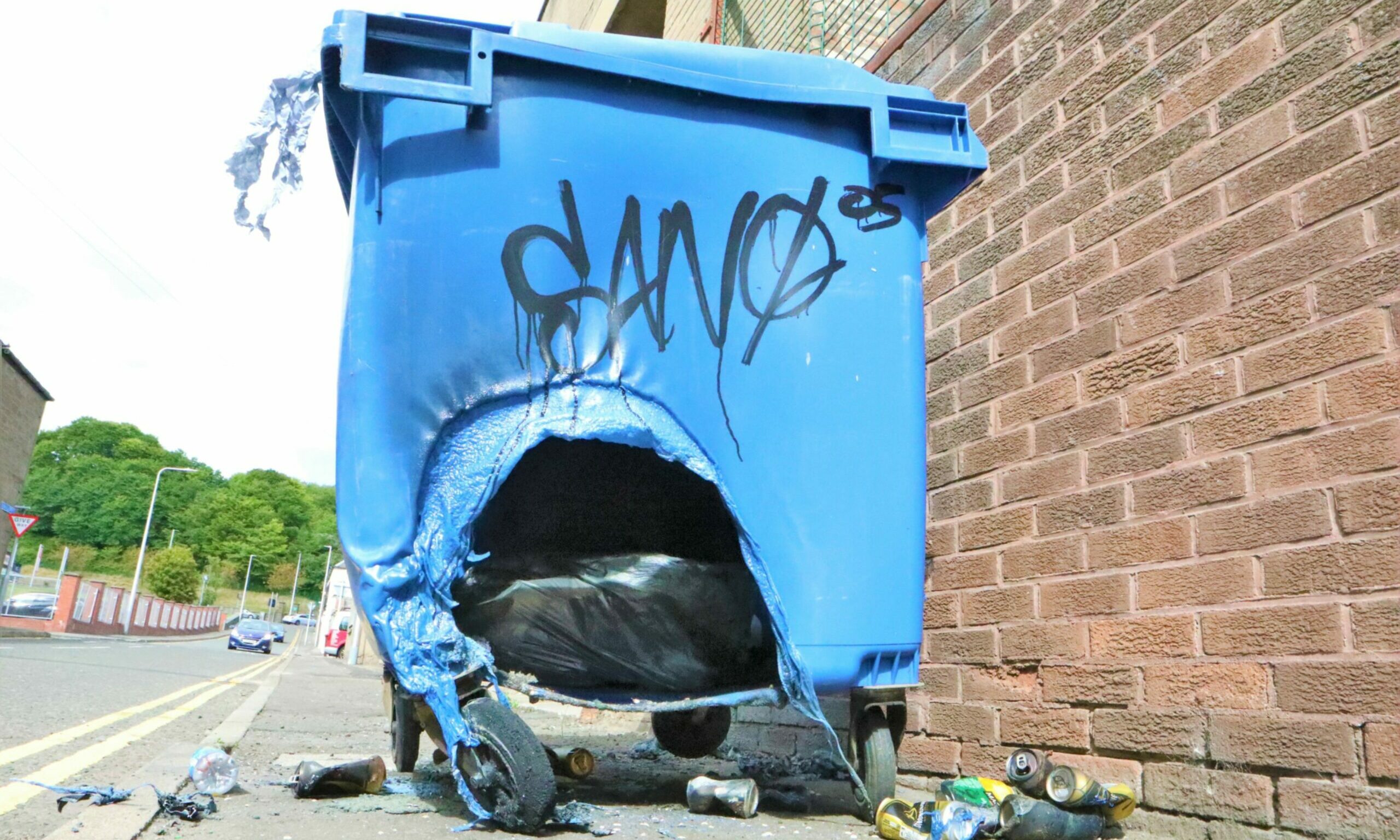 Dundee health club proprietor 'upset' after bins destroyed in hearth