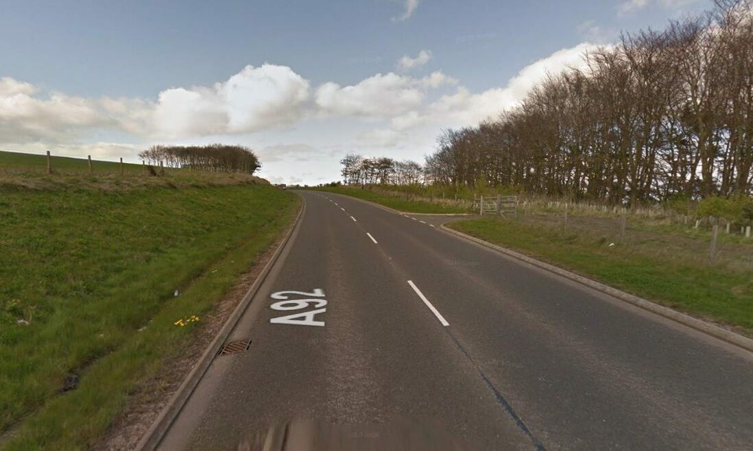 Crash closes section of A92 between Arbroath and Montrose