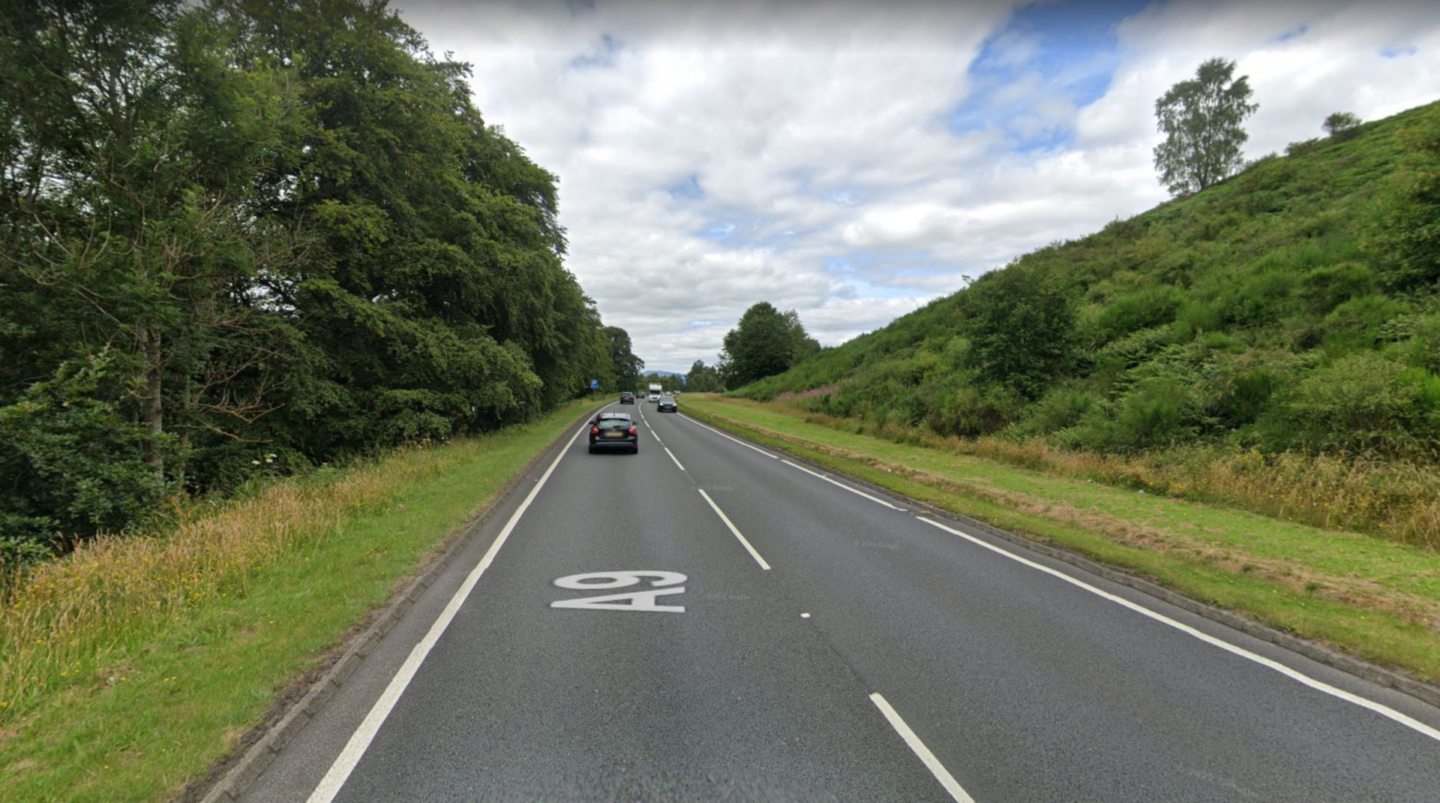 A9 reopens between Dunkeld and Bankfoot after two vehicle crash