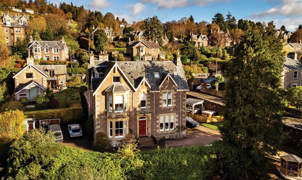 Inside the £950k Crieff house with annex, steam room and hot tub