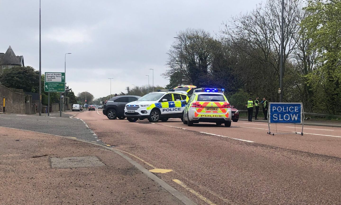 Man taken to hospital after crash at Broughty Ferry Road in Dundee