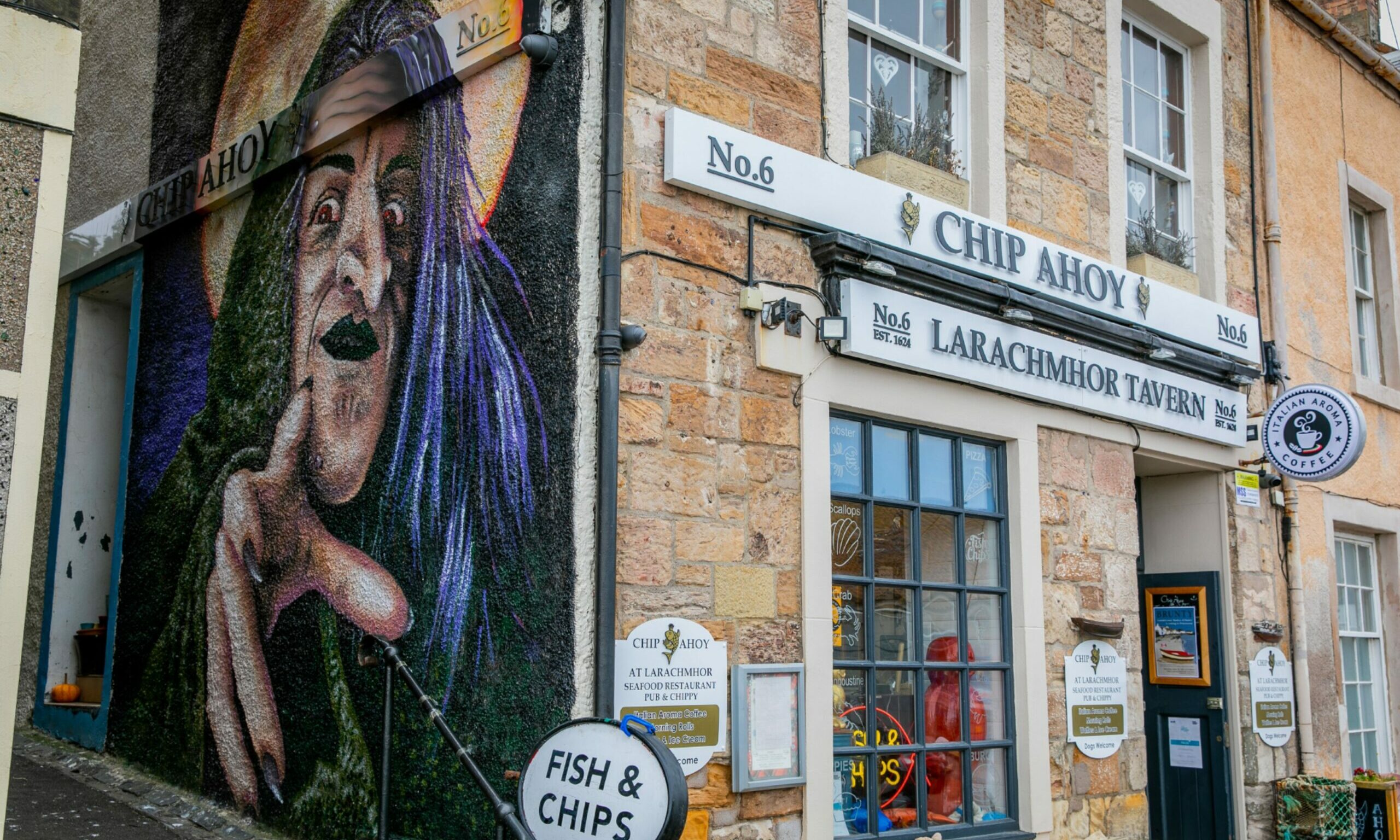 Legal bid to remove ‘gaudy’ Pittenweem witch mural as soon as possible ...