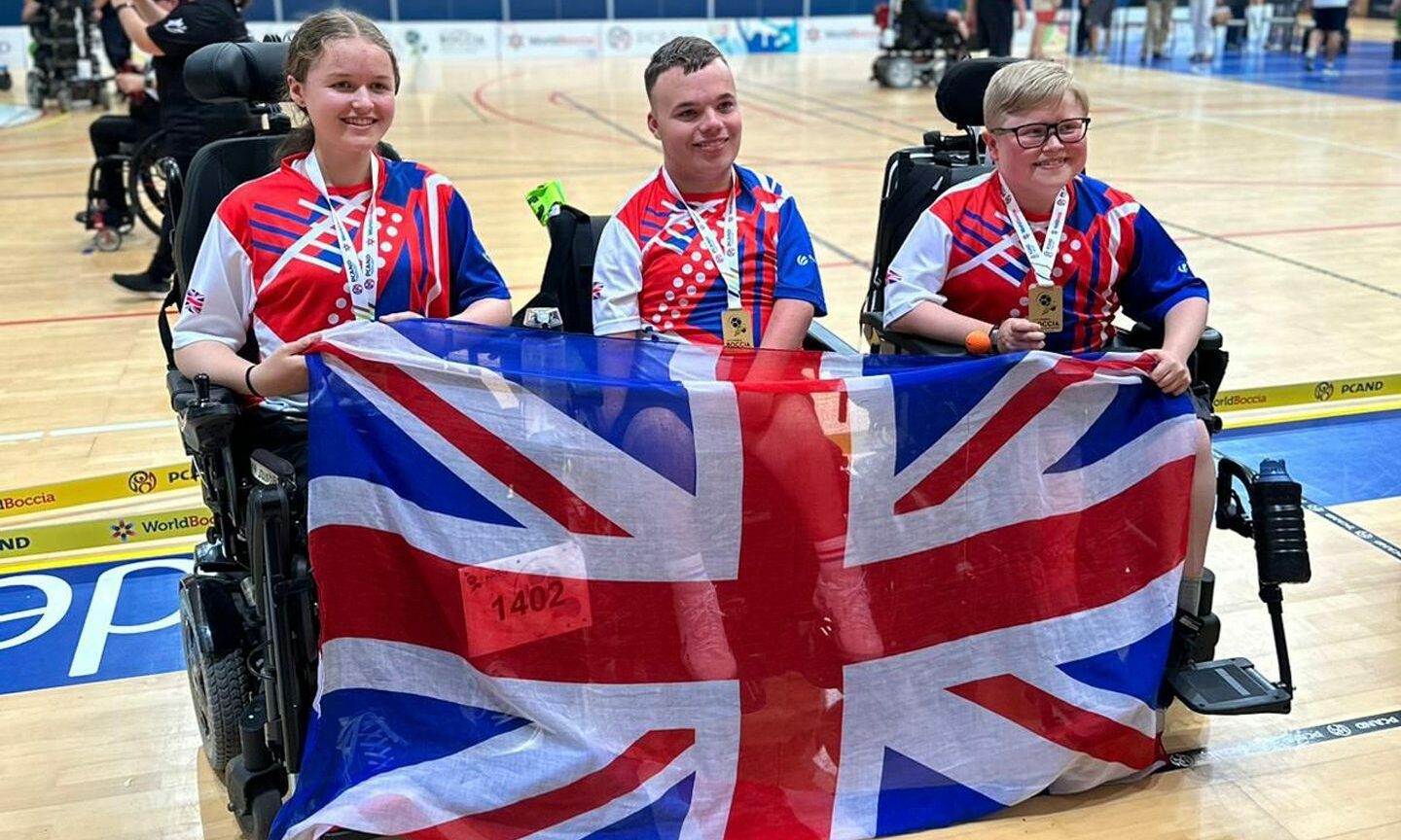 Fife mum bursts into tears as disabled son wins GB boccia gold