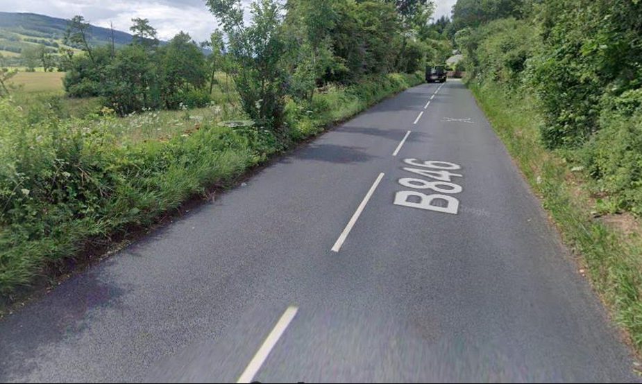 Highland Perthshire road closed due to flooding