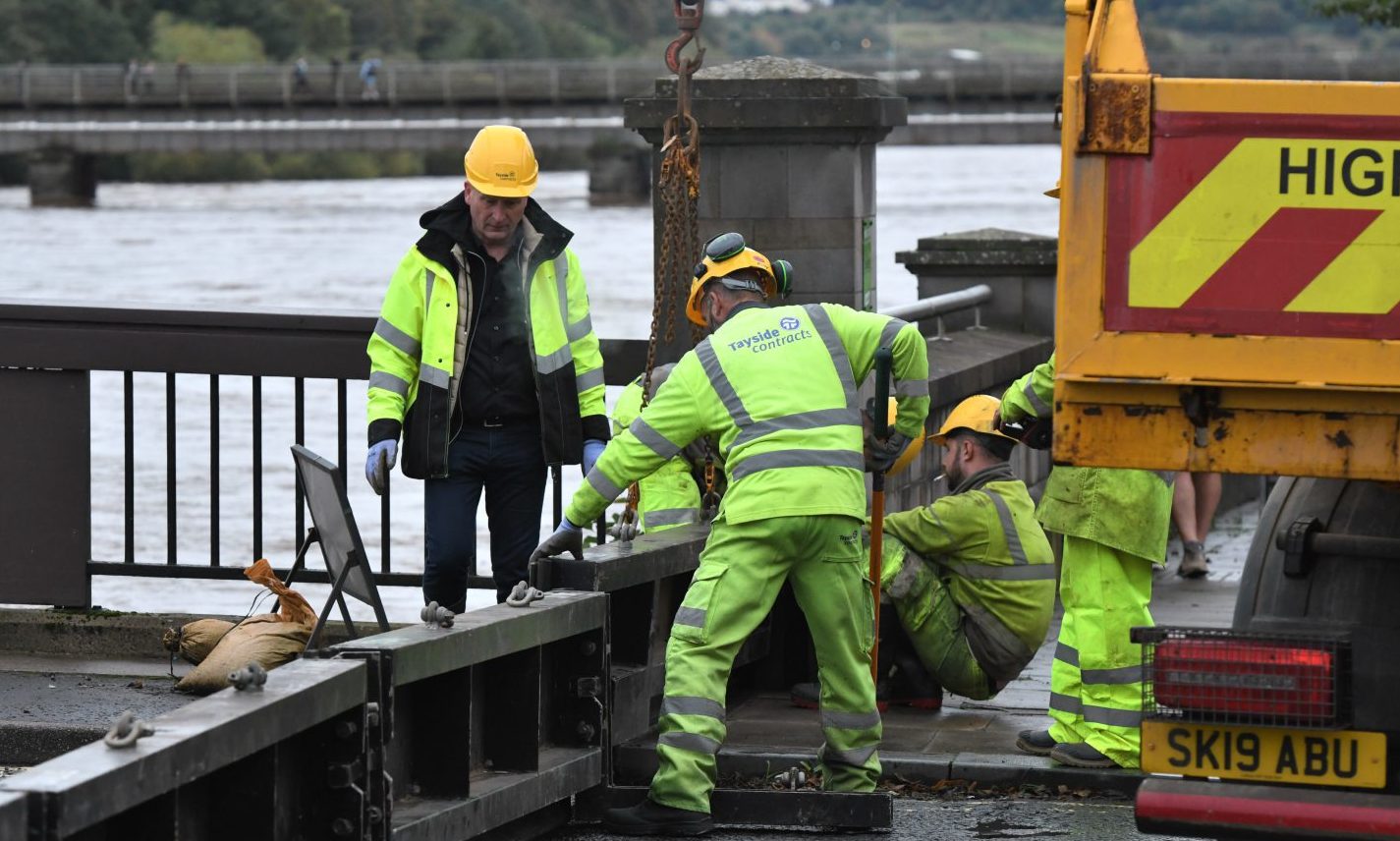 Severe flooding hits Perth Kinross as police urge people to stay