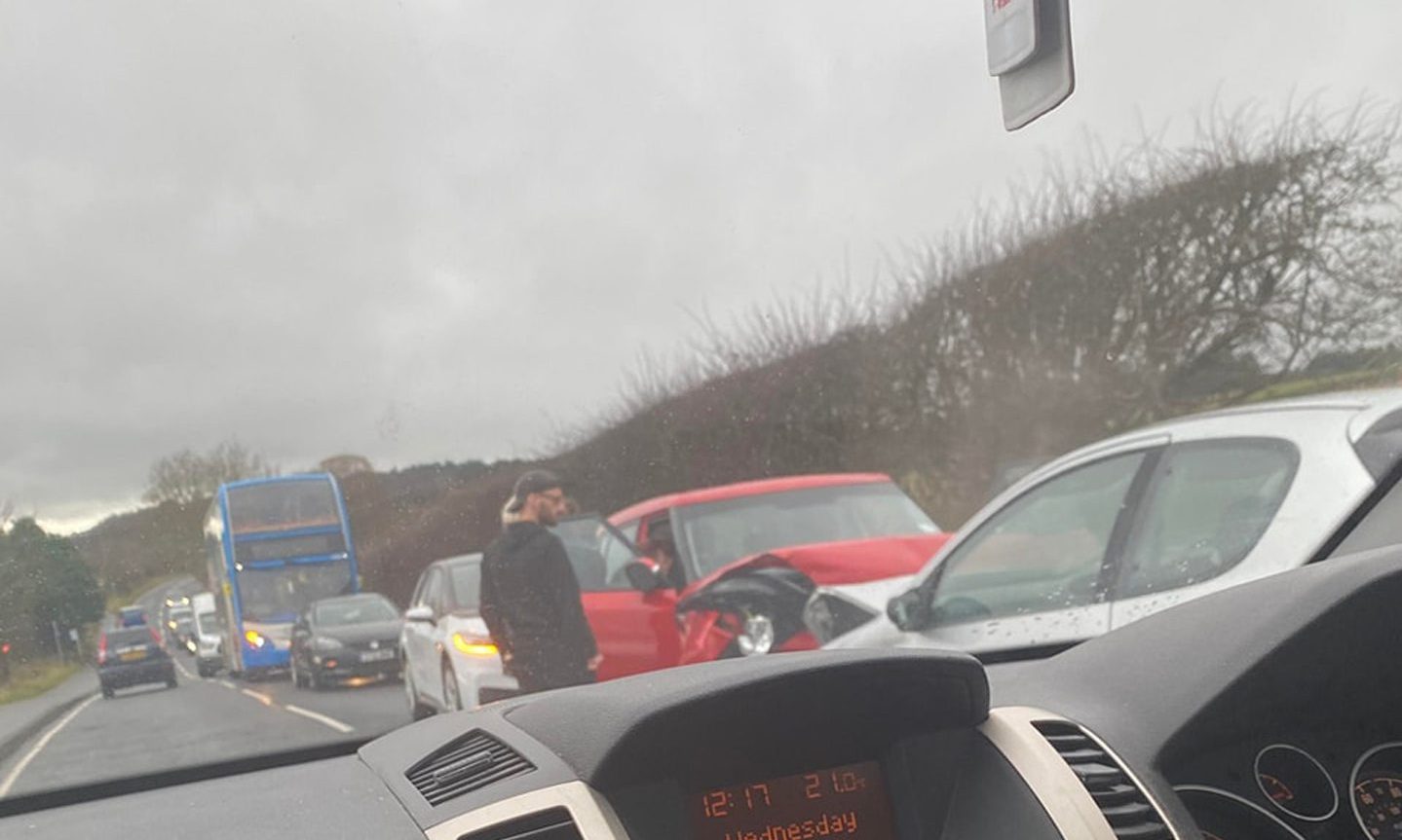 Emergency Services Called To Two-car Crash At Kingseat, Fife