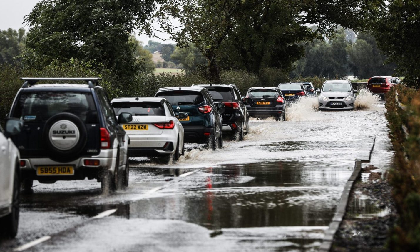 50 minute diversion for Storm Babet road repairs near Brechin