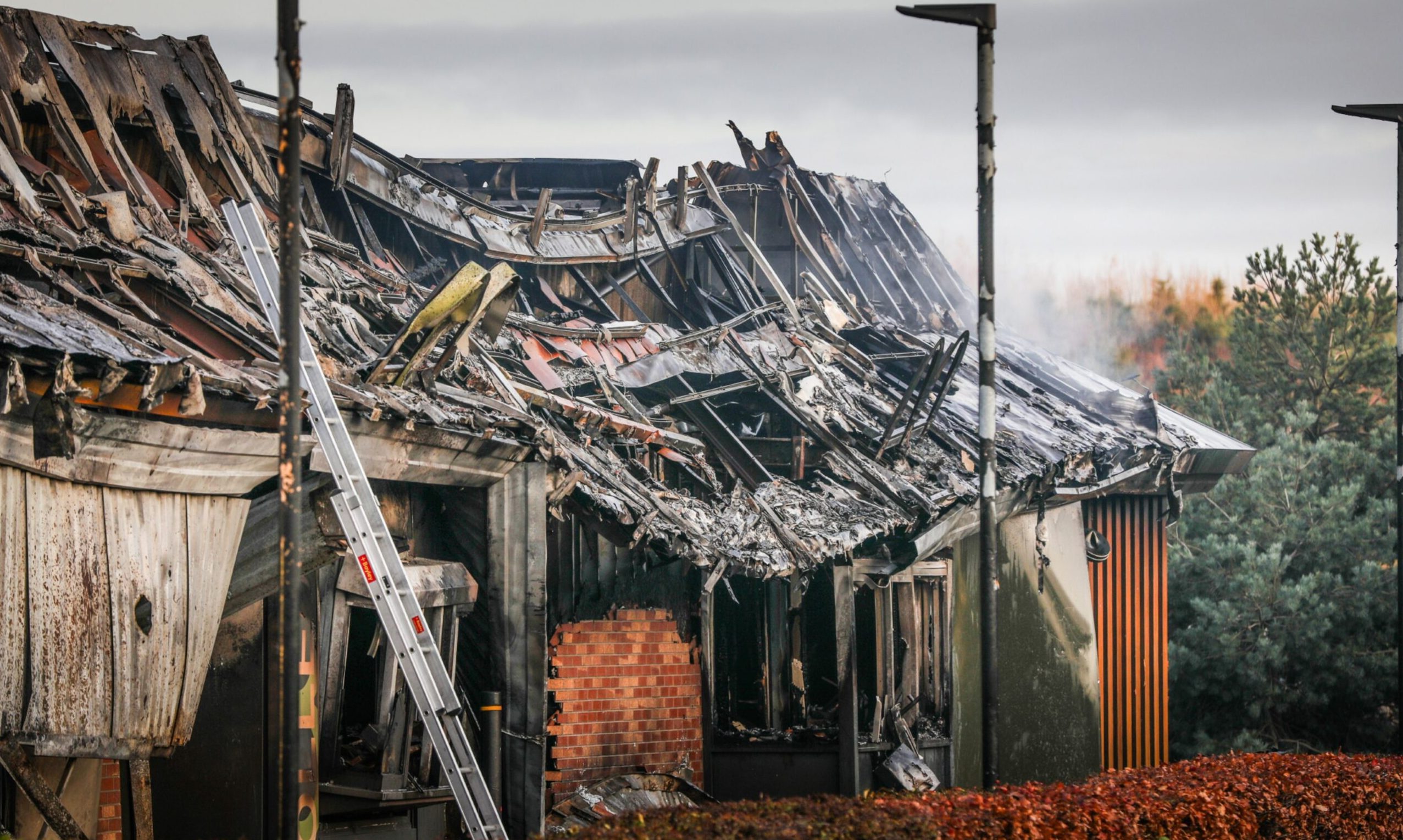 Monifieth McDonald’s fire: Images reveal devastating aftermath