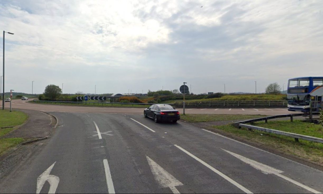 Three people taken to hospital after crash on A92 near Crossgates