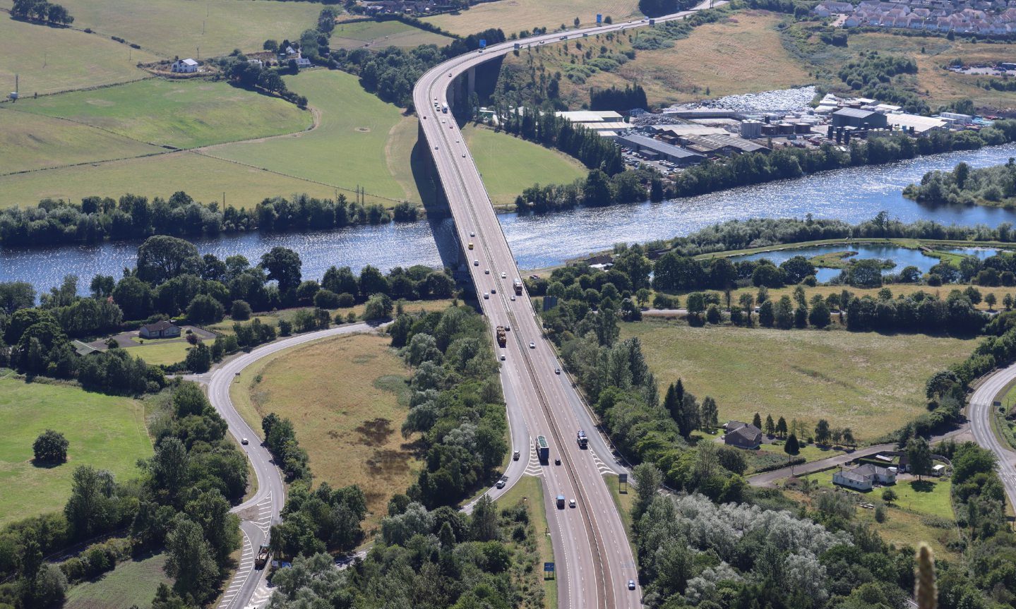 M90 Lane closures during roadworks on the Friarton Bridge