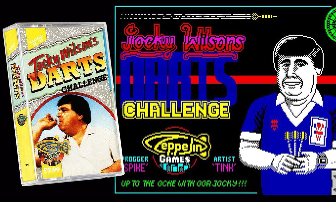 Darts icon Jocky Wilson hit the bullseye with his computer games