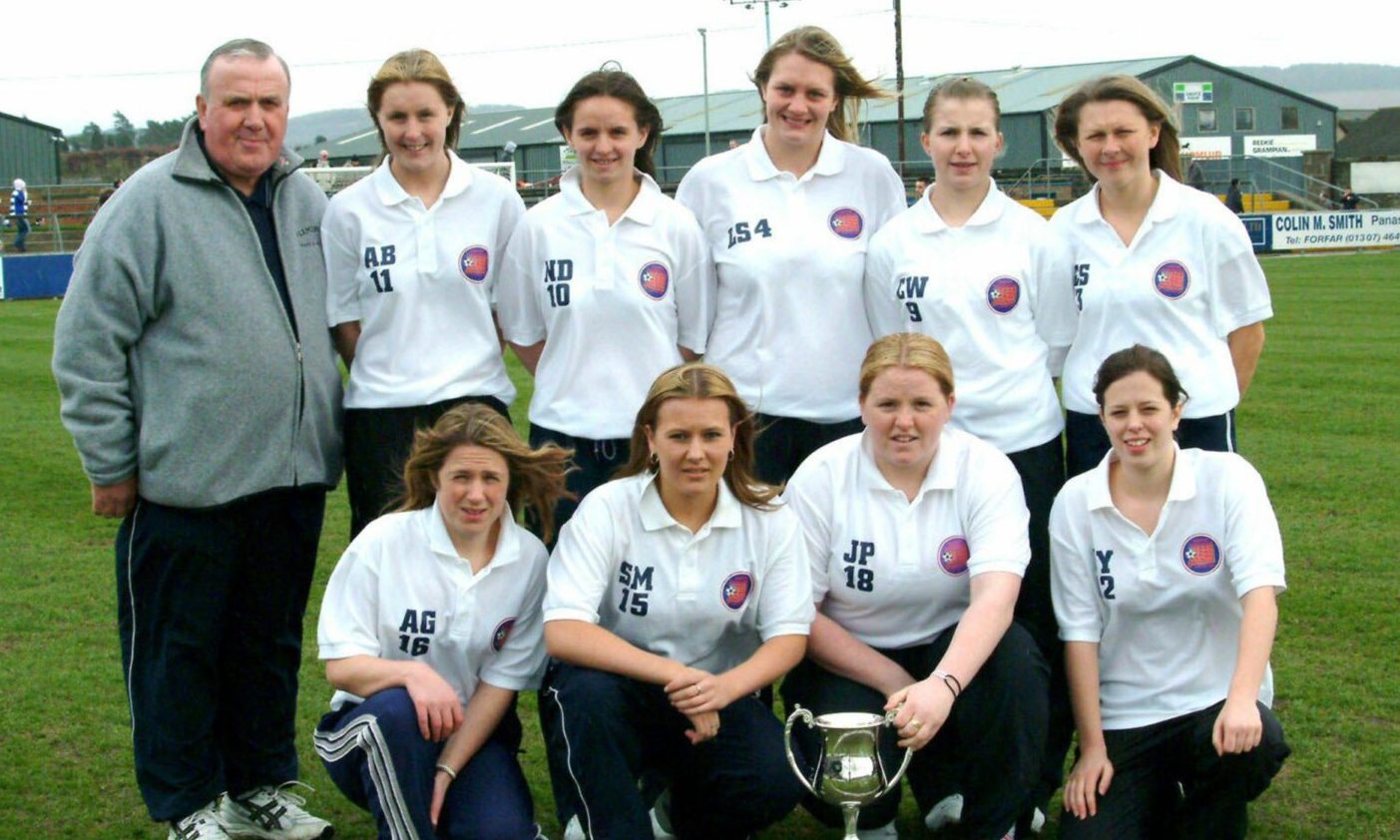 Colin Brown tributes paid by girls' football club 'Mr Forfar' founded