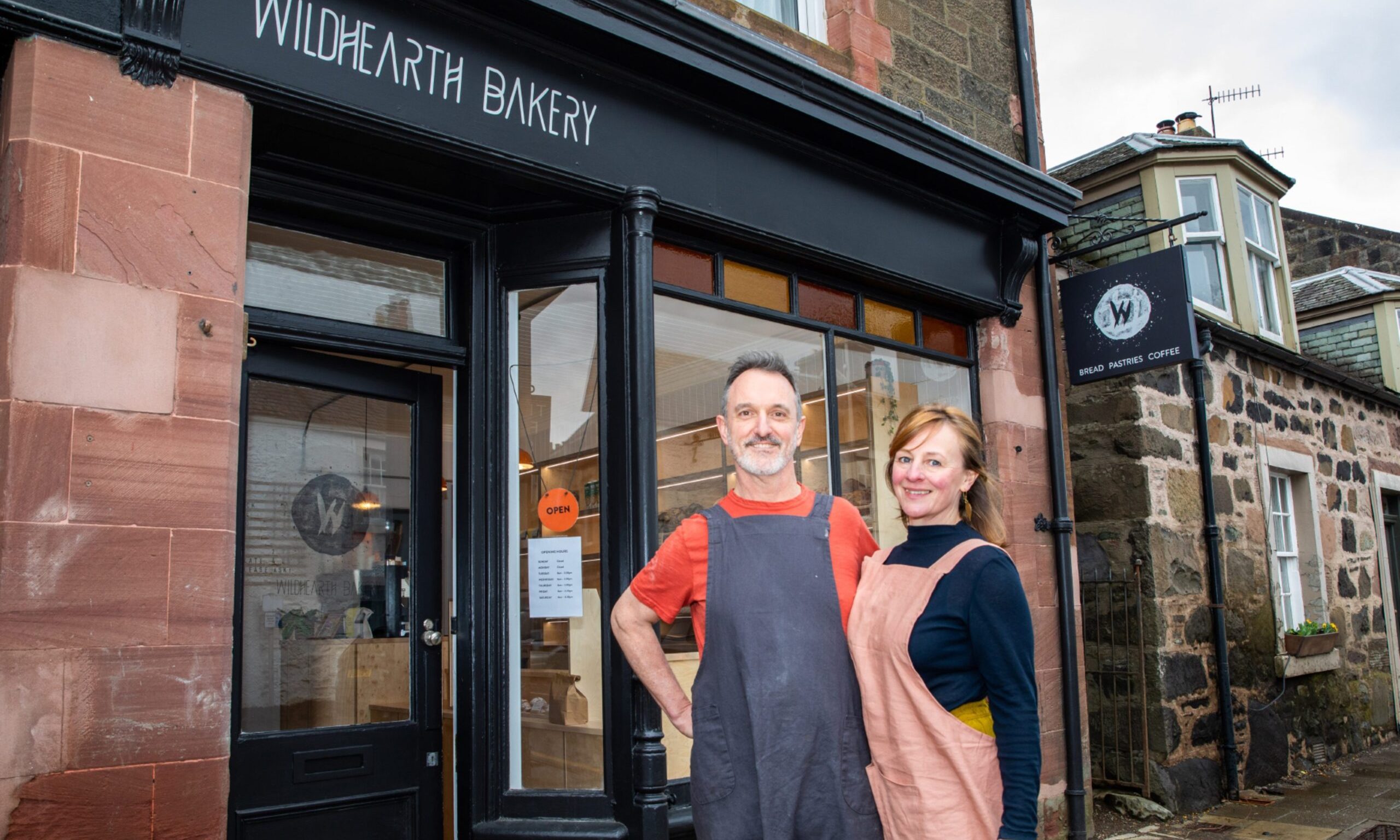 Wild Hearth Bakery 'mobbed' as it opens store in Comrie