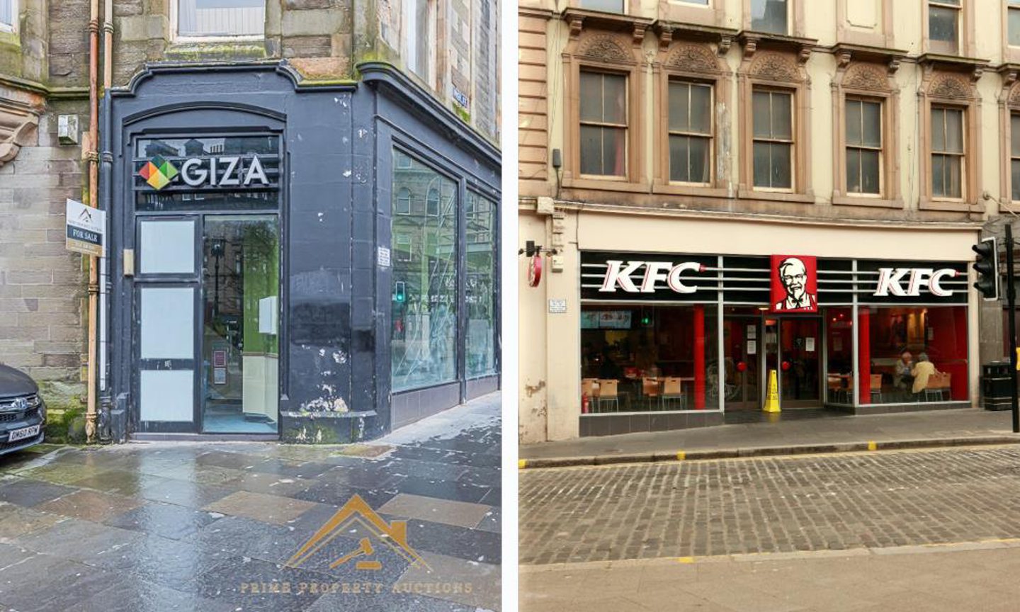 Inside former KFC Dundee restaurant for sale for £325k