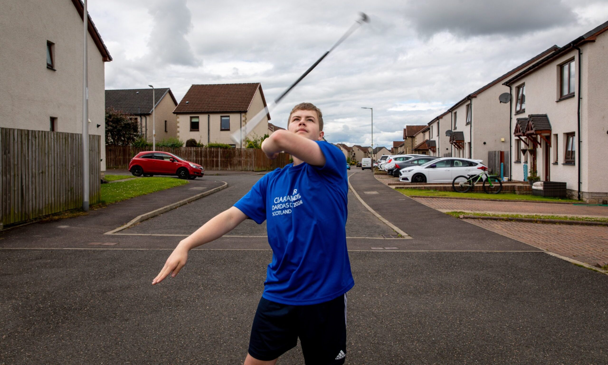 Teenage baton twirling champion from Perthshire on family life