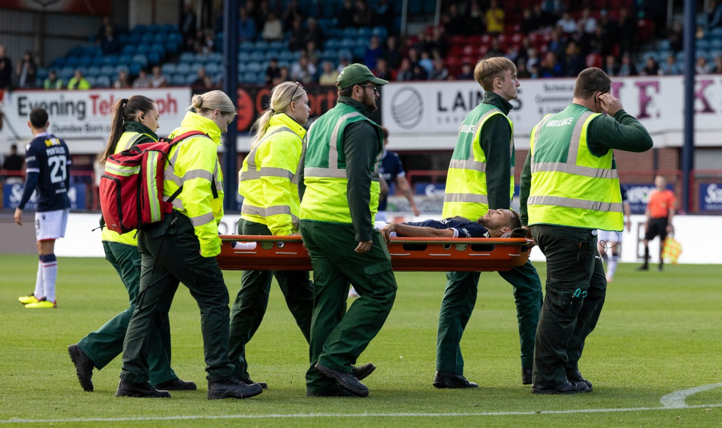 Dundee ace Ziyad Larkeche reveals hilarious stretcher story