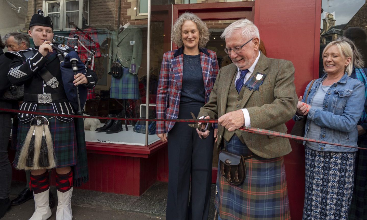 Ewan McGregor’s favourite Crieff kilt shop relaunches with special event