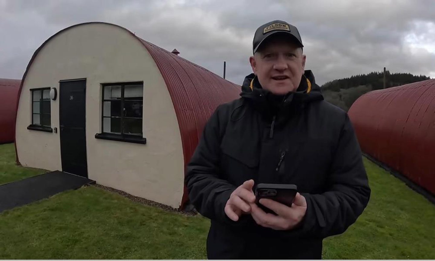 YouTuber stays in Perthshire PoW camp featured on Four in a Bed