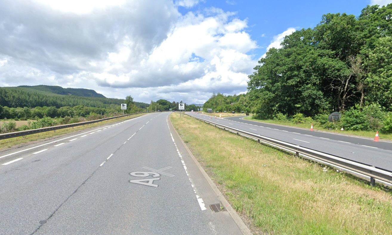 11-hour lane closures planned for 2 stretches of A9 near Pitlochry