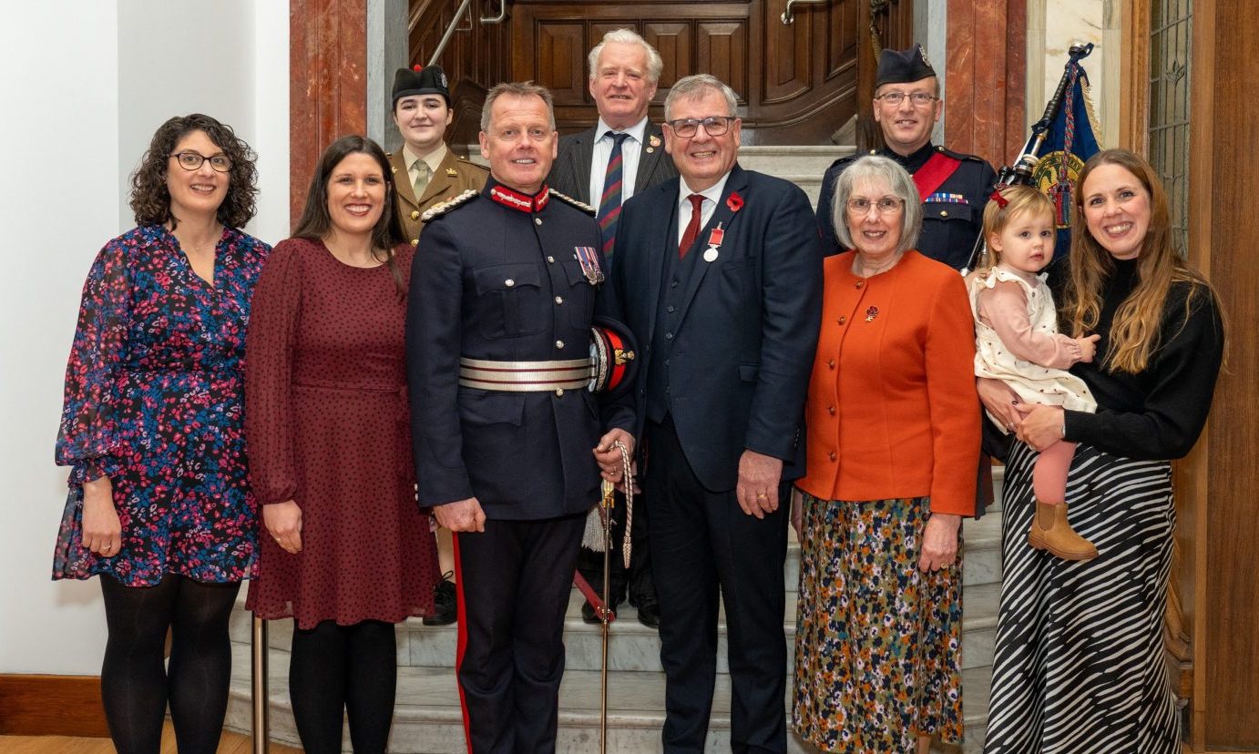 Kinross farmer George Lawrie receives British Empire Medal