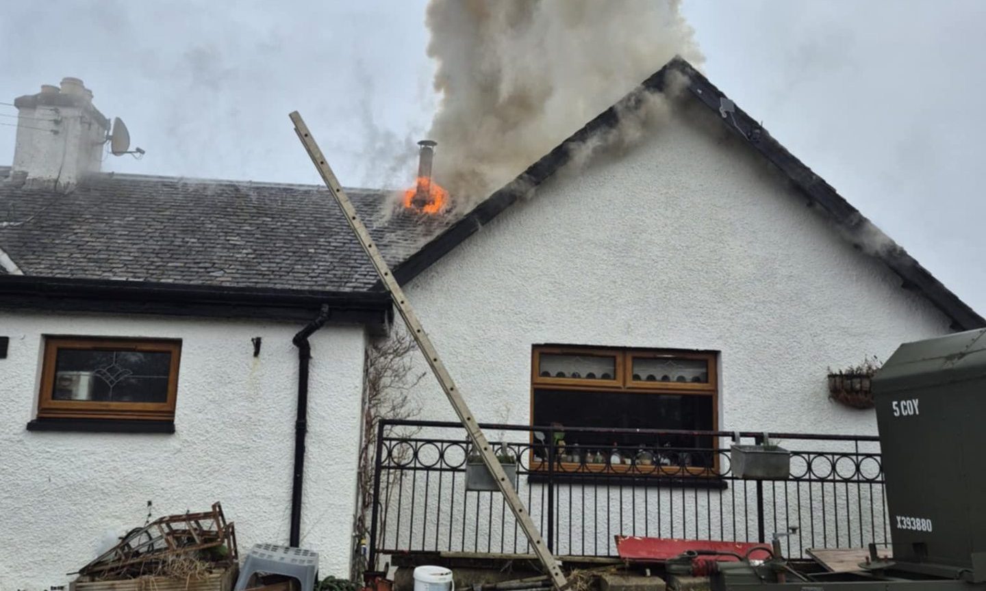 £3K+ raised for Perthshire family whose home damaged by fire