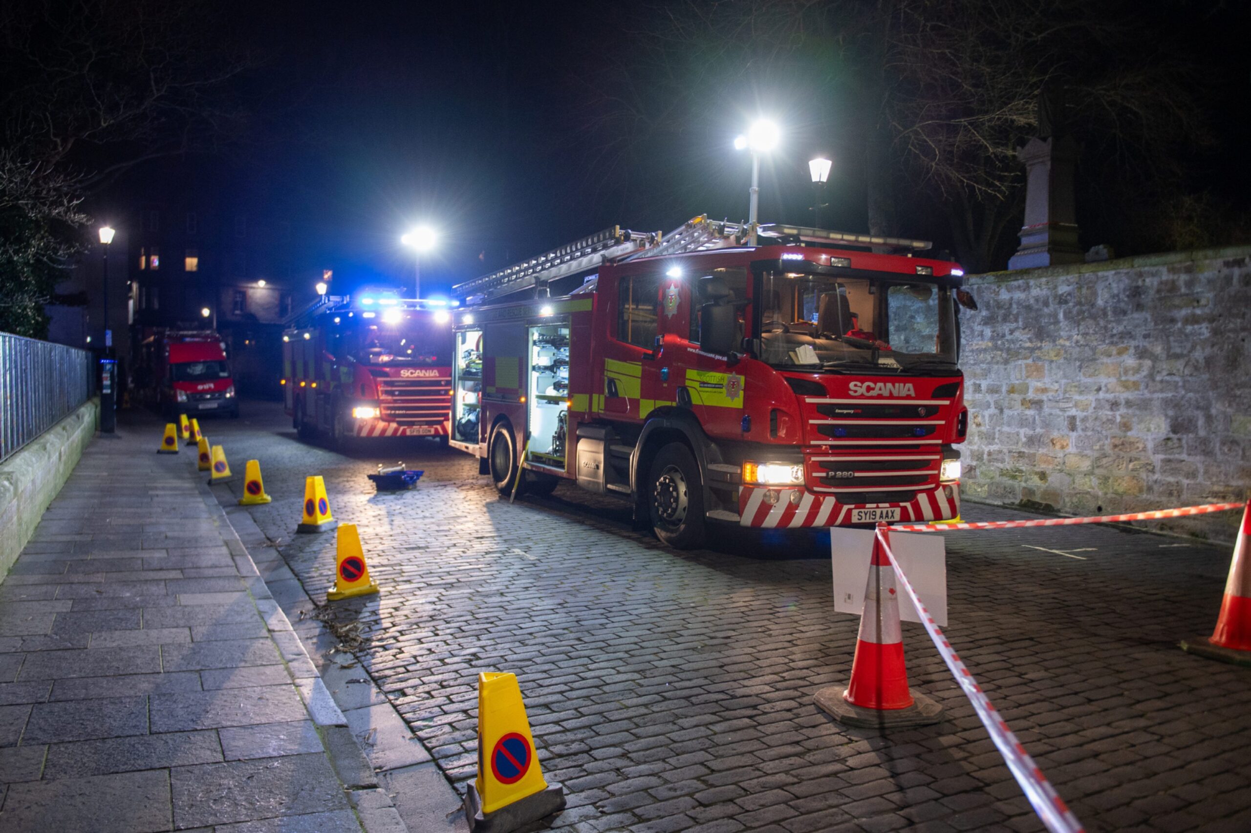 Dog rescued from sewer in Dunfermline after 8-hour operation