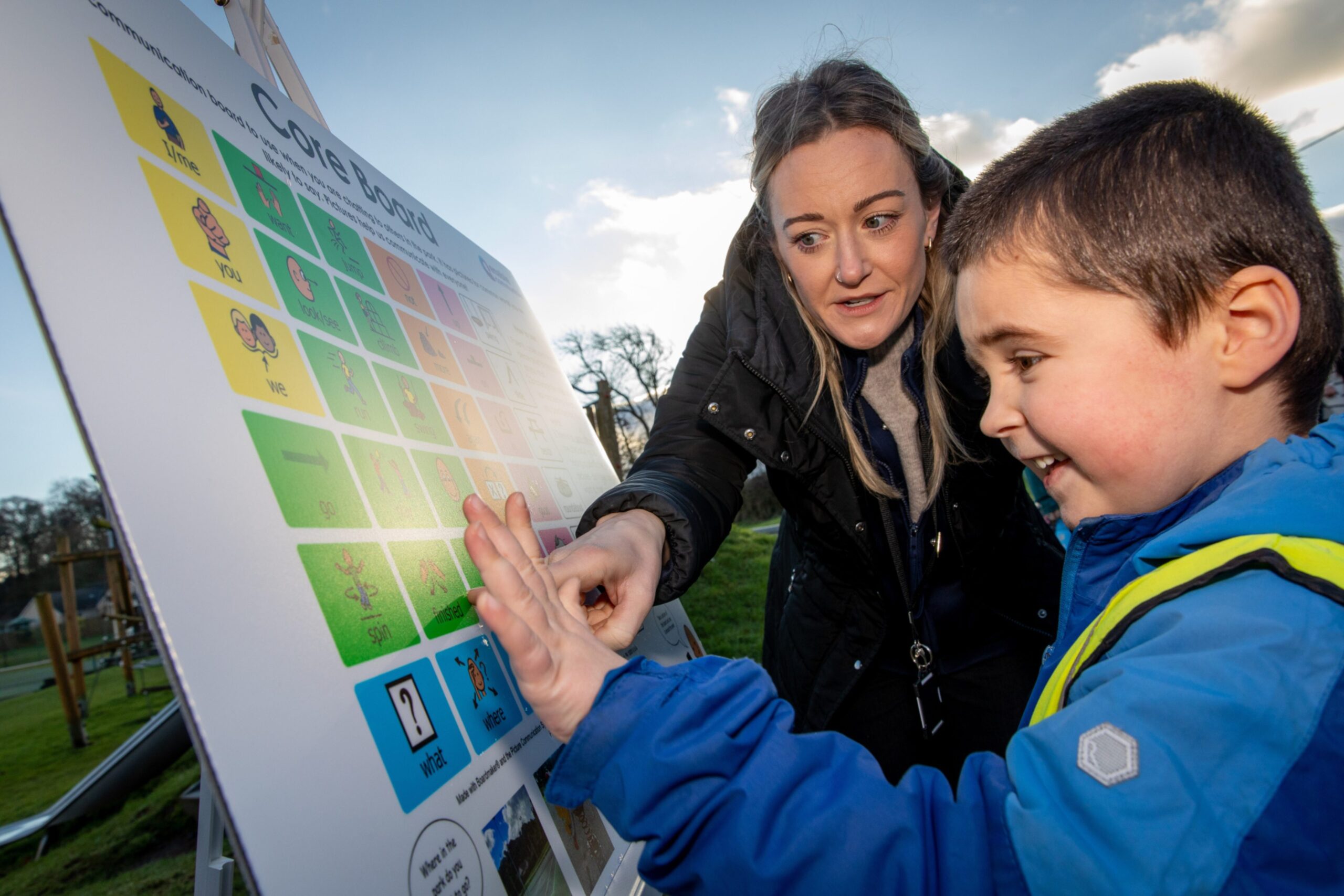 Methven park first in Perthshire to install communication boards