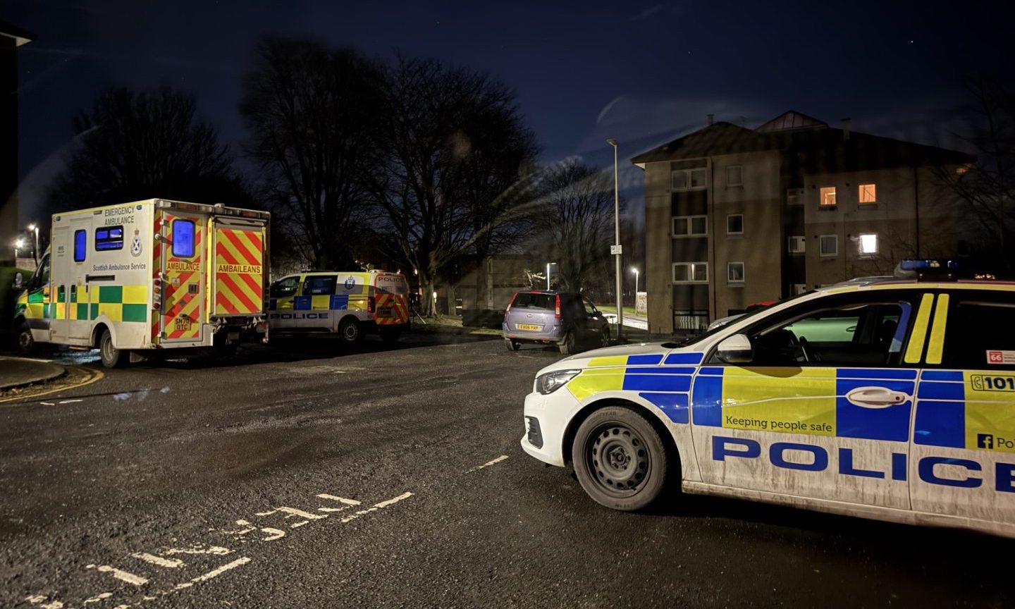 Police and ambulance called to Dundee flats