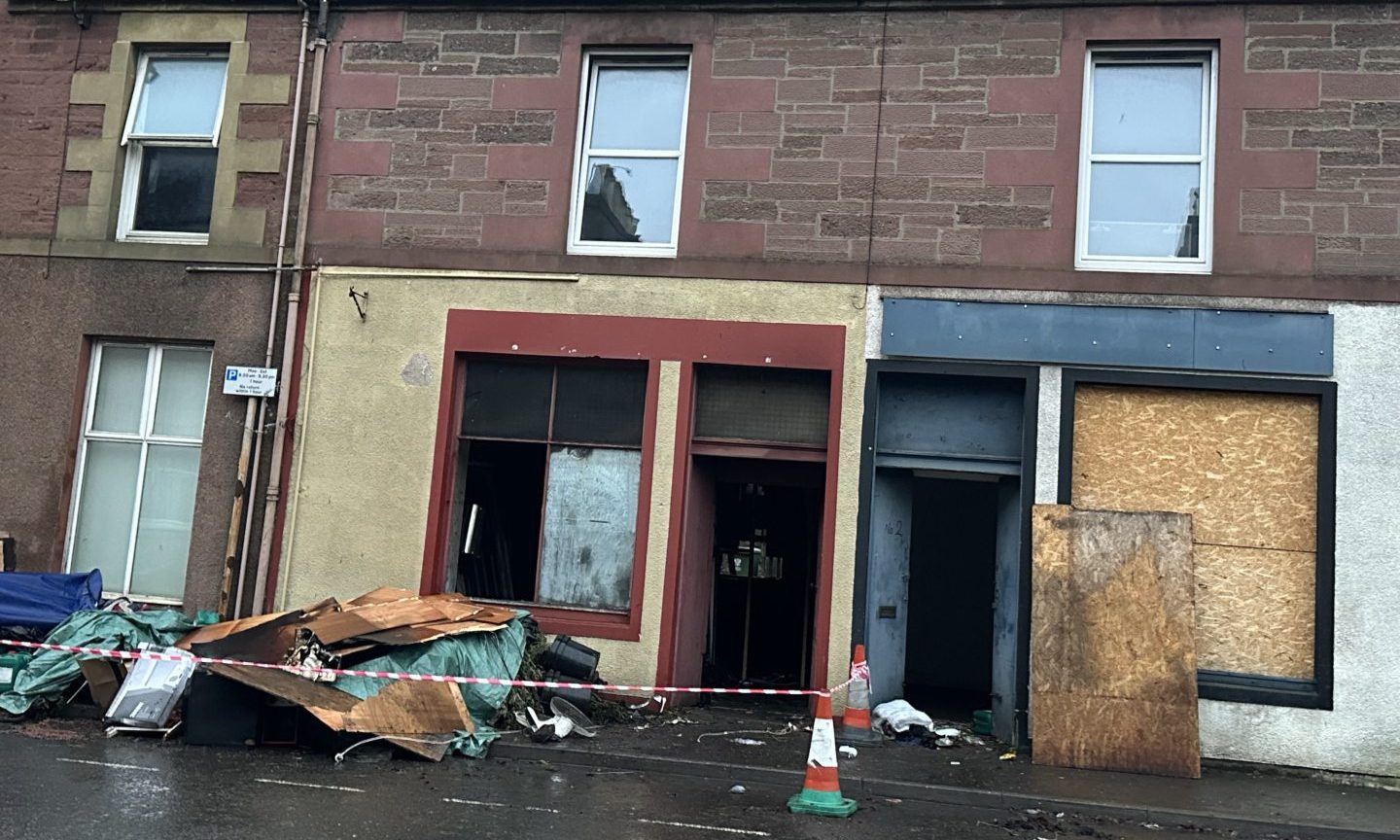 Cannabis plants discovered at Rattray shop fire